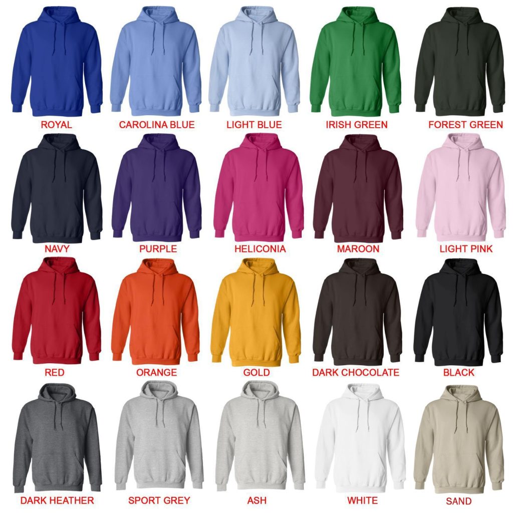 hoodie color chart - Brockhampton Merch